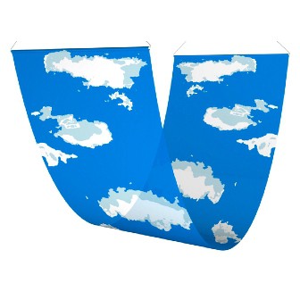 ペナント 空と雲