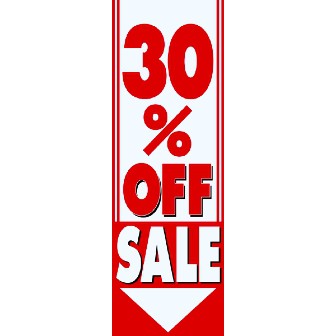 片面ポップ 小 30 Off タイトルポップ 販促物 販促通販の Pop