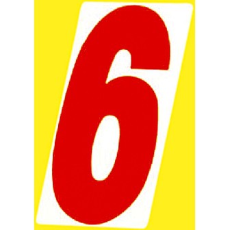 A数字シール 大 6 9 タイトルポップ 販促物 販促通販の Pop Gallery ポップギャラリー