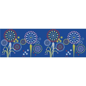 ビニール幕 花火（25M巻）