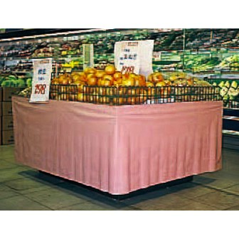 スーパー腰幕（格子柄/ピンク）