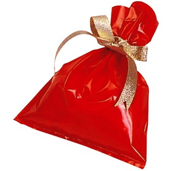 ビニール小袋 無地（赤）