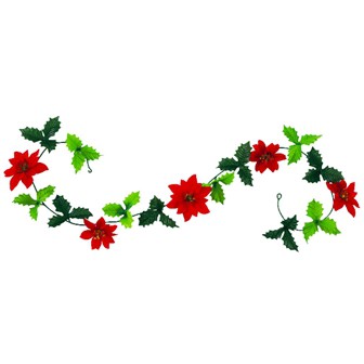 ポインセチアガーランド