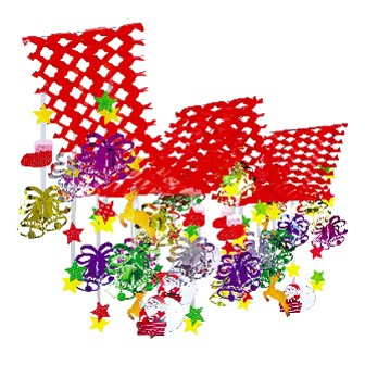 クリスマスベル2連プリーツハンガー