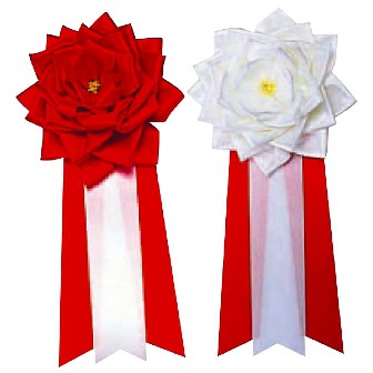 リボンバラ 大 赤 R(赤)