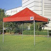 ［大型送料］イージーアップテントデラックス30 スチール［レッド］