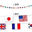 ミニ万国旗15カ国15旗（ペーパータイプ）