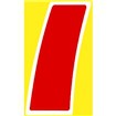 数字シール 「1」