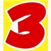 数字シール 「3」
