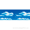 ビニール幕 空と雲