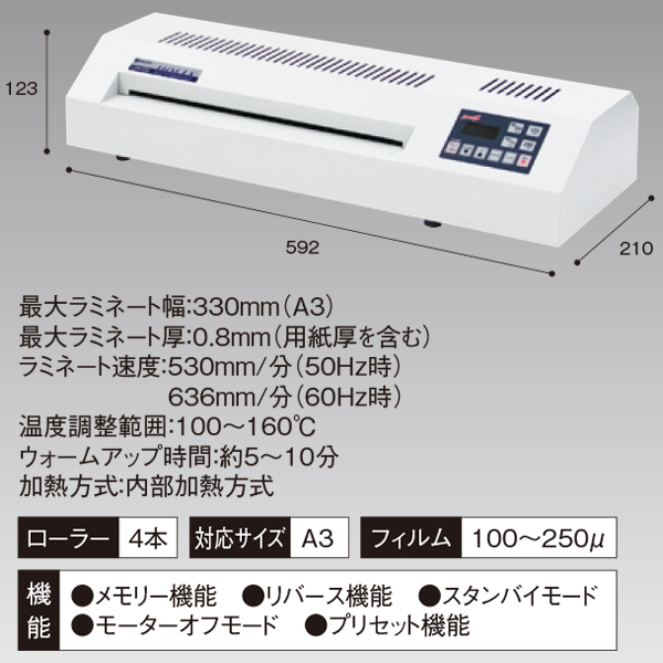 ラミネーター LPD3224 HOLLY