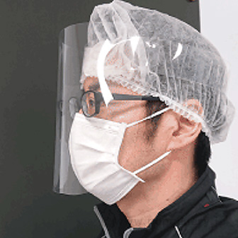 簡易型フェイスシールド