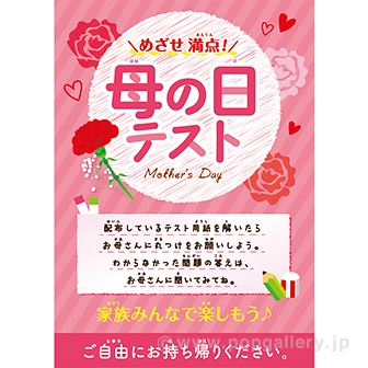 A3ポスター 母の日テスト（告知）