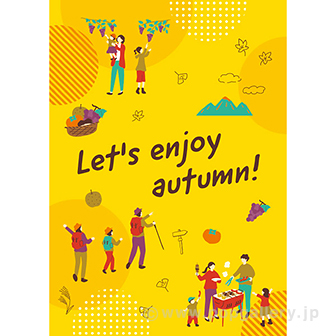 A3ポスター Let’s enjoy autumn！