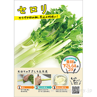 A3ポスター セロリ（下ごしらえのコツ）