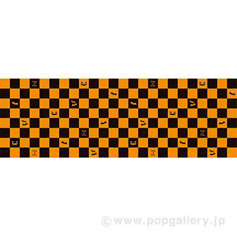 イメージポスター ハロウィンツートンチェック