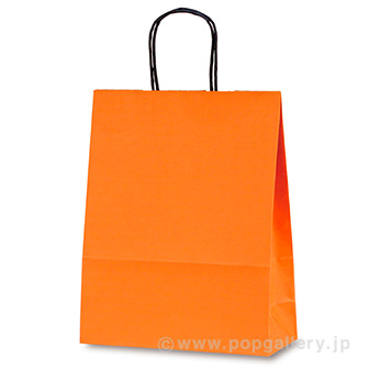 自動紐手提袋 T－Ｘ カラー オレンジ 1ケース（200枚）