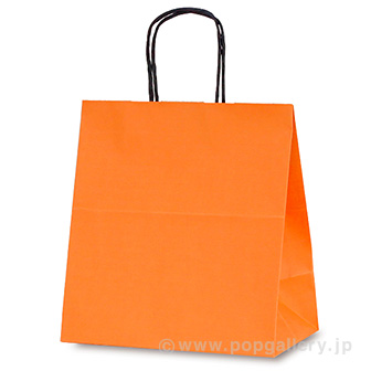 自動紐手提袋 T－5W カラー オレンジ 1ケース（200枚）