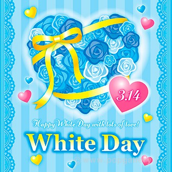 テーマポスター Whiteday バラ タイトルポップ 販促物 販促通販の Pop Gallery ポップギャラリー