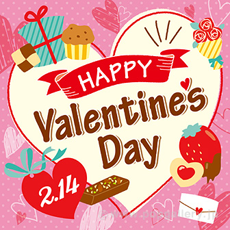 テーマポスター HAPPY Valentines Day