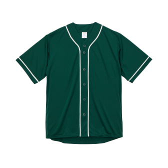 4．1オンス ドライアスレッチックベースボールシャツ（アイビーグリーン/ホワイト） ＸL