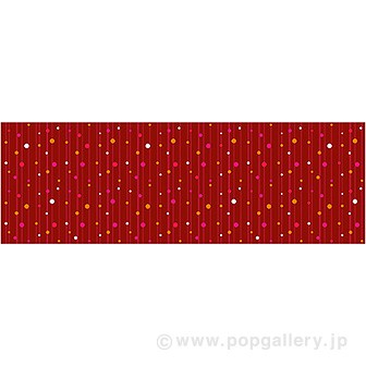 ラウンドシート ドットストライプ