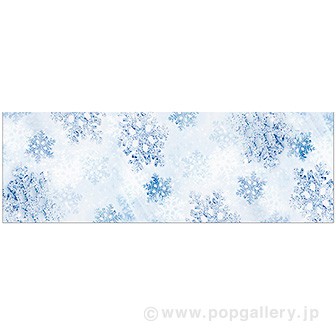 ラウンドシート 雪の結晶 写真 タイトルポップ 販促物 販促通販の Pop Gallery ポップギャラリー