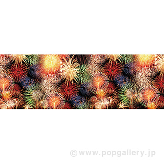 ラウンドシート 花火（写真）