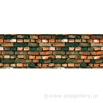 ラウンドシート ヴィンテージレンガ