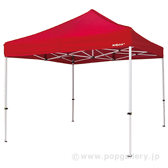 ［大型送料］ミスタークイック テント T－33 スチール・アルミ複合タイプ［レッド］ R(レッド)
