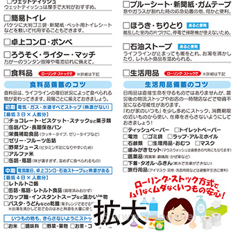 防災チェックリスト（100枚入）