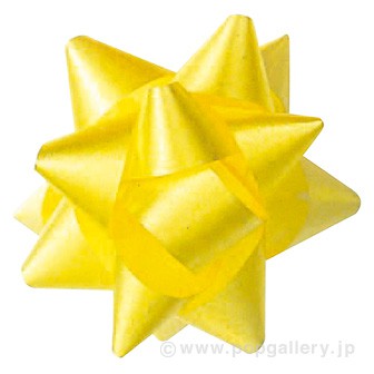 ワンタッチリボン （イエロー） 100個入