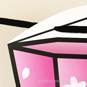 ぼんぼりガーランド（3色・7枚 黒紐付）