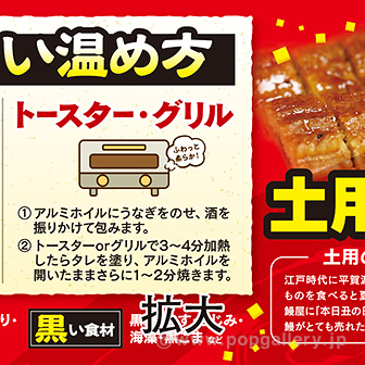 パネル貼 「土用丑の日のいわれ」（片面）