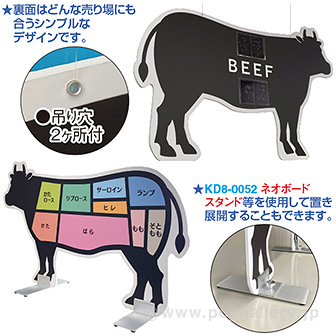 部位パネル 牛 牛