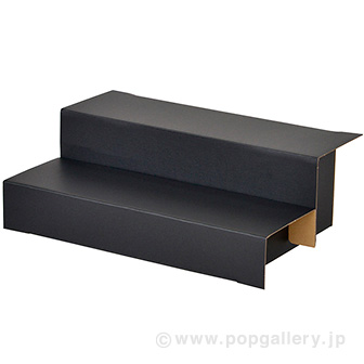 ペーパーヒナ段（2段）［黒］（3枚入）