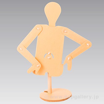 段ボールマネキン（メンズ：上半身）