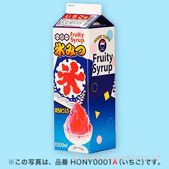 氷みつ 1.0リットルレギュラーRGタイプ(いちご)