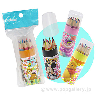 ディズニー円筒ケース入12色鉛筆