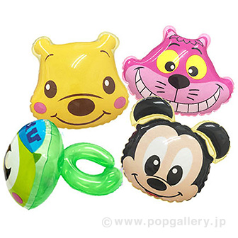 ディズニー顔柄ダイカットアームリング