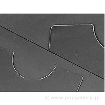 前倒れ防止プレート「おじぎ防止板」A4サイズ用（5枚セット）