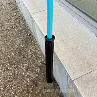 ポールスタンド（プラ杭打込型）