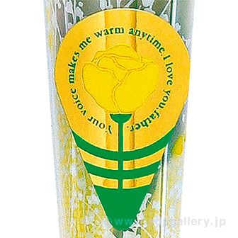 バラかすみイラストラップ（小）