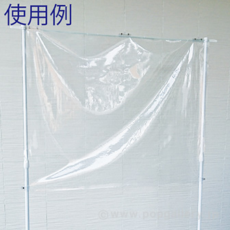 防炎静電ＵＶカット透明ビニールシート（915mm巾×1.2ｍ）