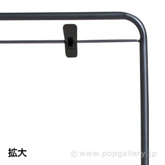 L型フロアースタンド オールブラック: POPツール｜販促物・販促