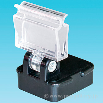 マグネットフック 黒 クリアタイプ