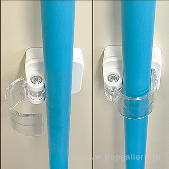 のぼりポール固定具