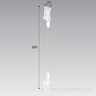 MMピアノ線クリップ