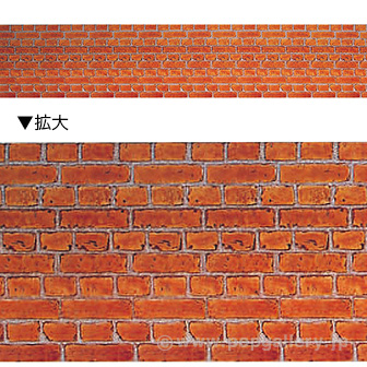 ビニール幕 レンガ（47M巻）