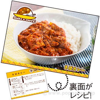 レシピ4種セット「カレー」(4種×各100枚)